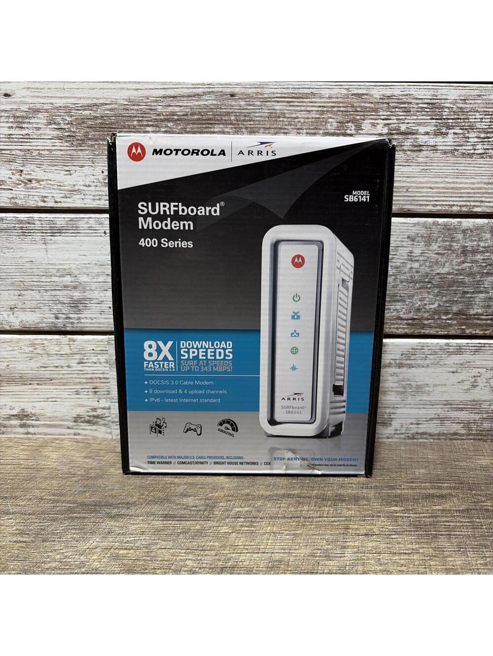 Motorola ARRIS SURFboard SB6141 DOCSIS 3.0 Cable Modem